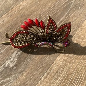 Jeweled hair clip